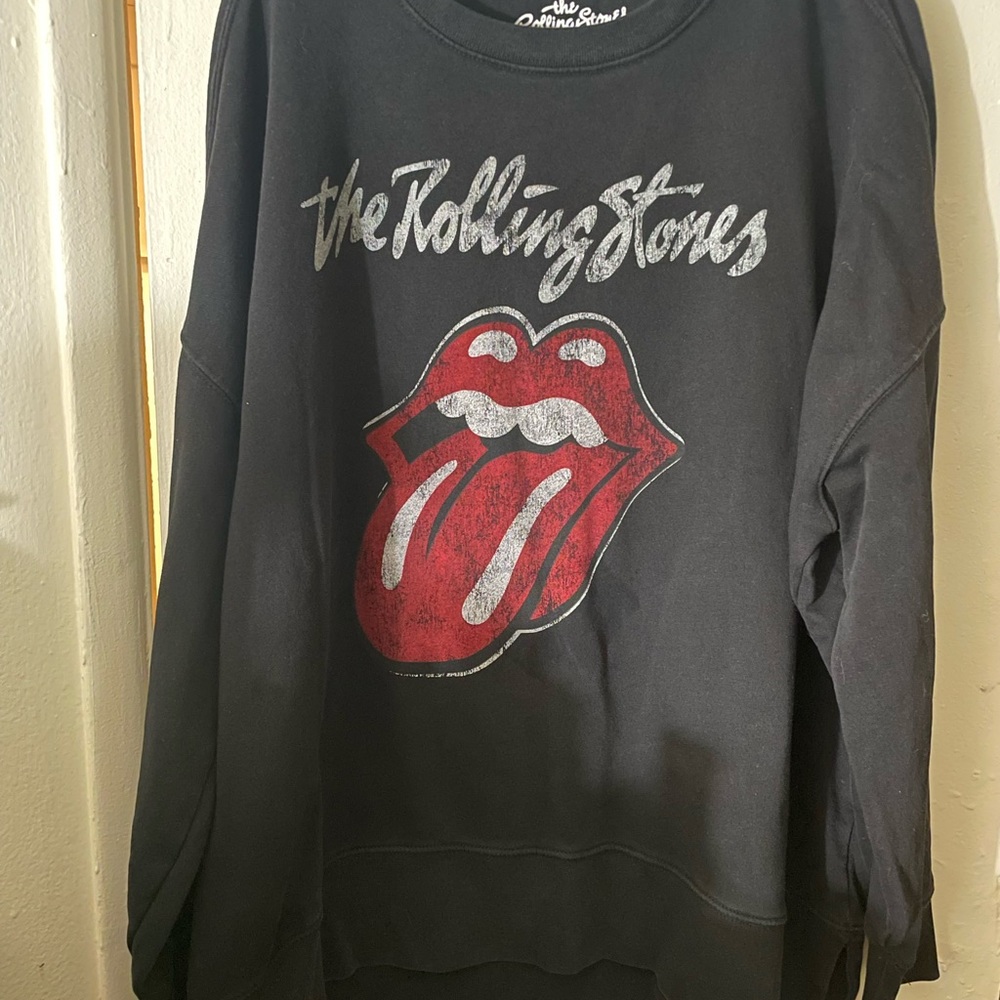 The Rolling Stones Charcoal Crewneck
